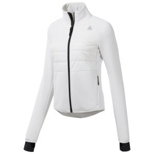 Reebok Thermowarm Padded Jacke Damen - Weiß - DE 832-VAG